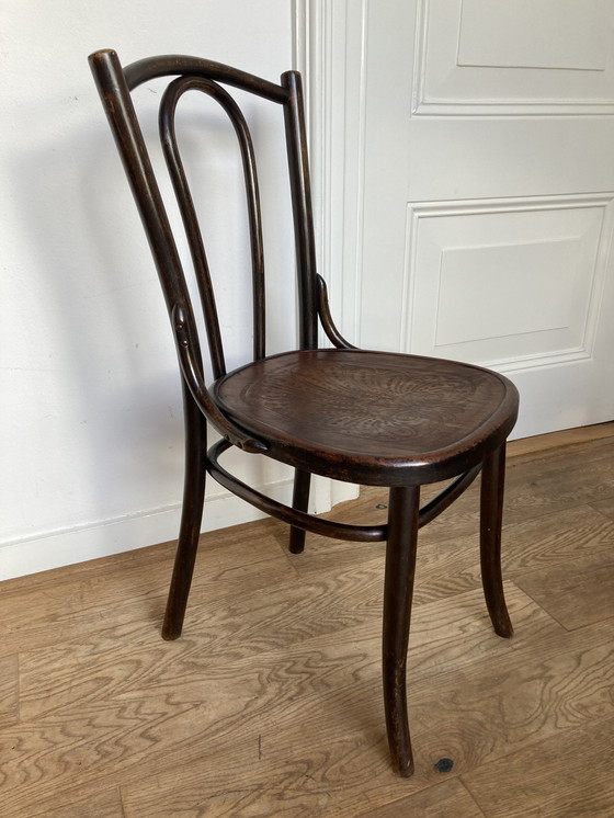 Image 1 of 6X Geselecteerde Thonet Stoelen