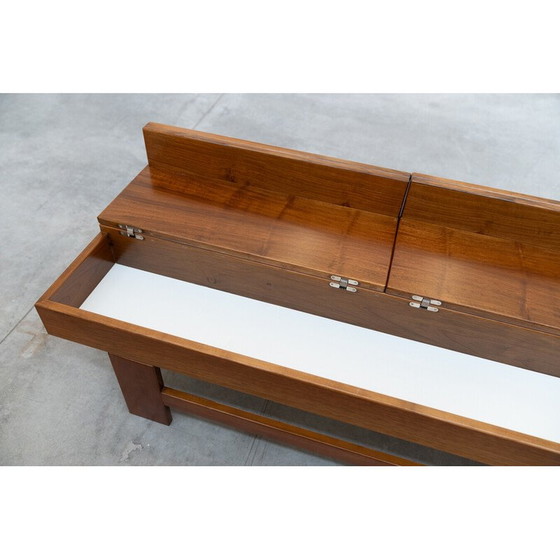 Image 1 of Vintage salontafel van walnootfineer door Michelucci en Giovanni, 1970