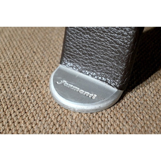 Image 1 of Vintage 3-zits bank met voetenbank van Mario Spinelli voor Formenti, Italië 1980