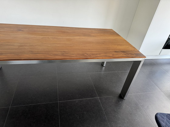 Image 1 of Bert Plantagie Eettafel Premium Notenhout Edge