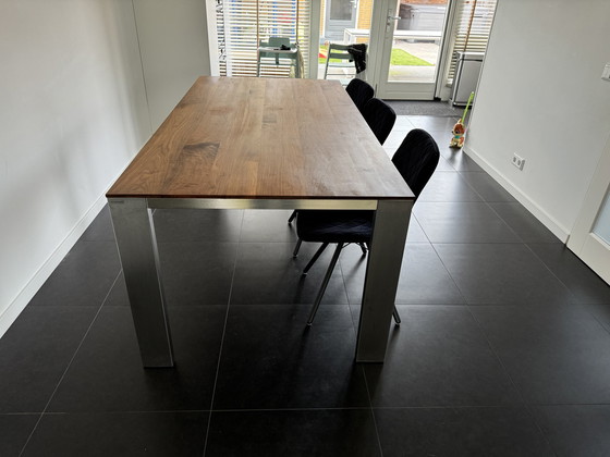 Image 1 of Bert Plantagie Eettafel Premium Notenhout Edge