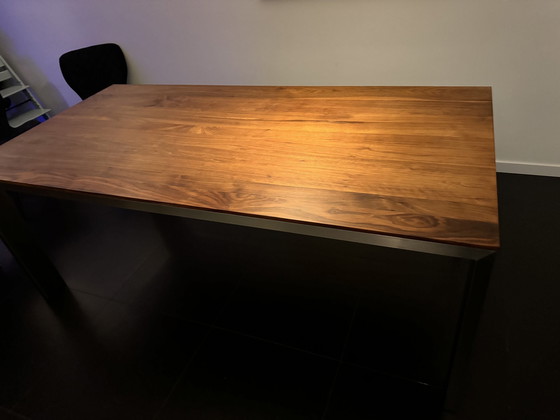 Image 1 of Bert Plantagie Eettafel Premium Notenhout Edge