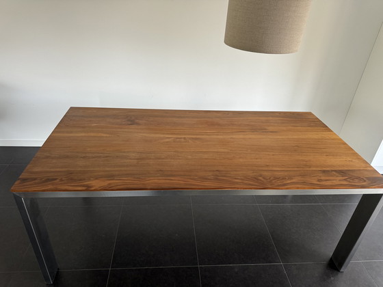 Image 1 of Bert Plantagie Eettafel Premium Notenhout Edge