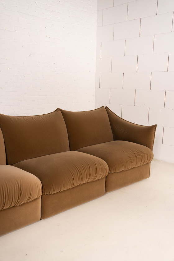 Image 1 of Fluwelen modulaire sofa van Ipe Bologna