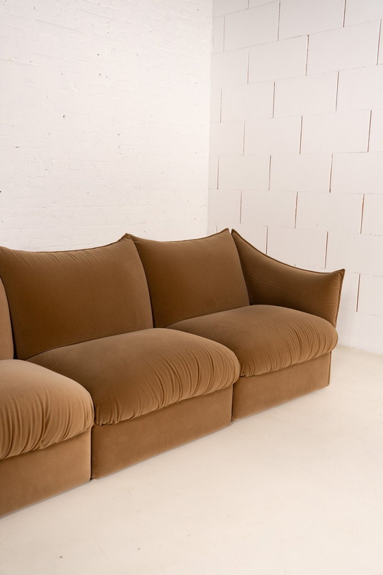 Image 1 of Fluwelen modulaire sofa van Ipe Bologna