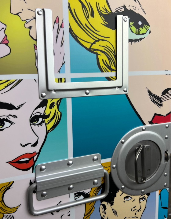 Image 1 of Originele Pop Art trolley uit luchtvaart, ca 2020