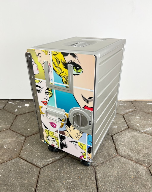 Originele Pop Art trolley uit luchtvaart, ca 2020