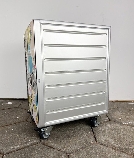 Image 1 of Originele Pop Art trolley uit luchtvaart, ca 2020