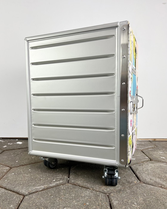 Image 1 of Originele Pop Art trolley uit luchtvaart, ca 2020