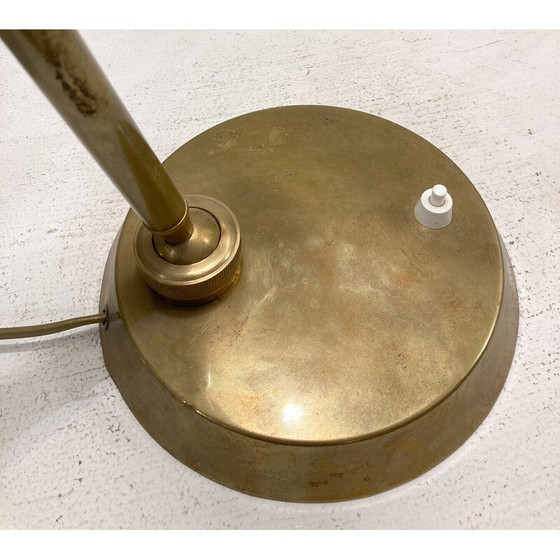 Image 1 of Vintage messing bureaulamp, Italië 1960