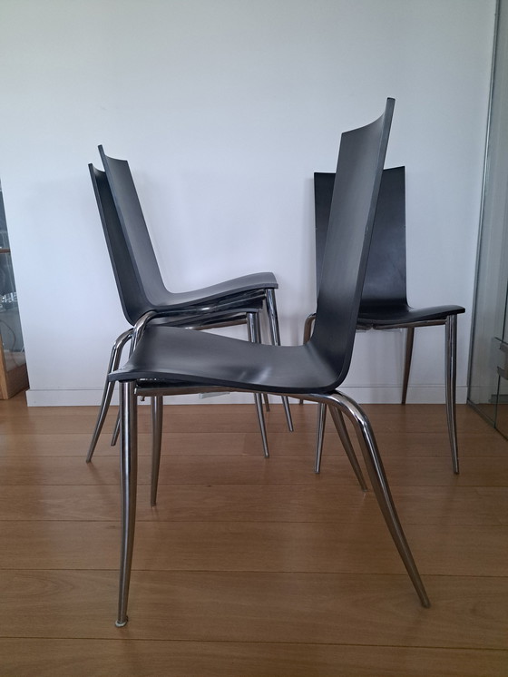 Image 1 of 4x Driade Philipp Starck Olly Tango stoelen