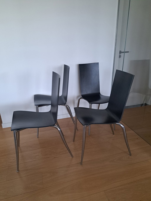 4x Driade Philipp Starck Olly Tango stoelen