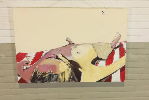 Gesigneerd origineel schilderij, 'Suntrapped', A. Wicks