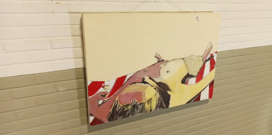 Image 1 of Gesigneerd origineel schilderij, 'Suntrapped', A. Wicks