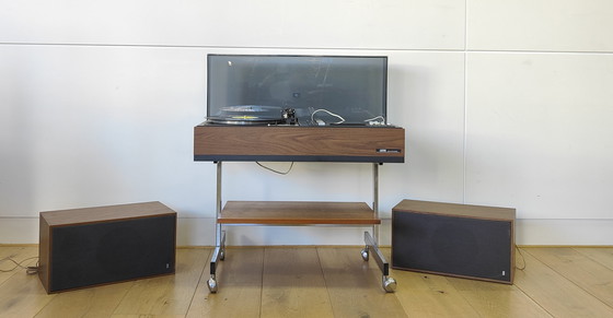 Image 1 of Vintage Loewe platenspelerkastje | 80"s - trolley, radio