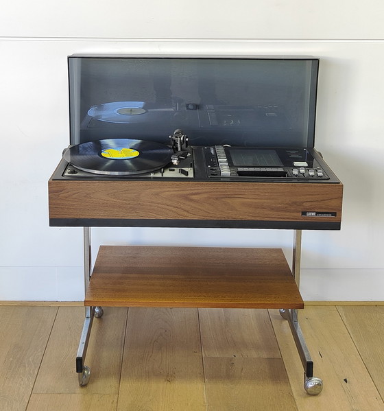 Image 1 of Vintage Loewe platenspelerkastje | 80"s - trolley, radio