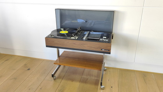 Image 1 of Vintage Loewe platenspelerkastje | 80"s - trolley, radio