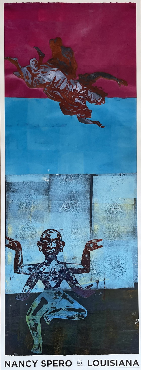 Image 1 of Nancy Spero (1926-2009), To Soar, 1997, Copyright Nancy Spero and Leon Golub Foundation of the Arts,Licensed by VAGA