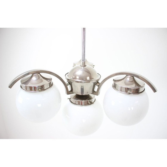 Image 1 of Vintage Art Deco kroonluchter, Tsjecho-Slowakije jaren 1930