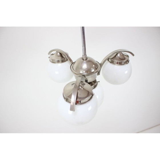 Image 1 of Vintage Art Deco kroonluchter, Tsjecho-Slowakije jaren 1930