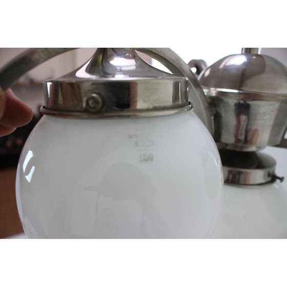 Image 1 of Vintage Art Deco kroonluchter, Tsjecho-Slowakije jaren 1930