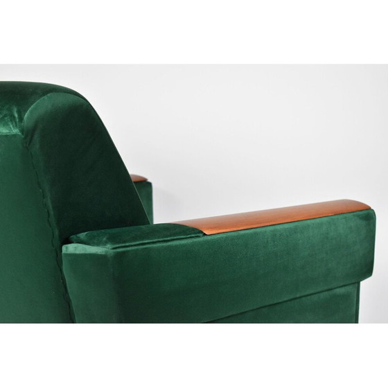 Image 1 of Vintage fluwelen fauteuil 1960