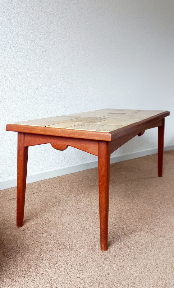 Image 1 of Vintage Design Salontafel met Bijzettafel - Midcentury