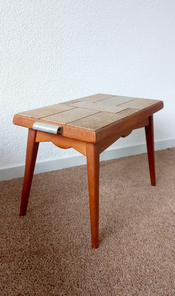 Image 1 of Vintage Design Salontafel met Bijzettafel - Midcentury