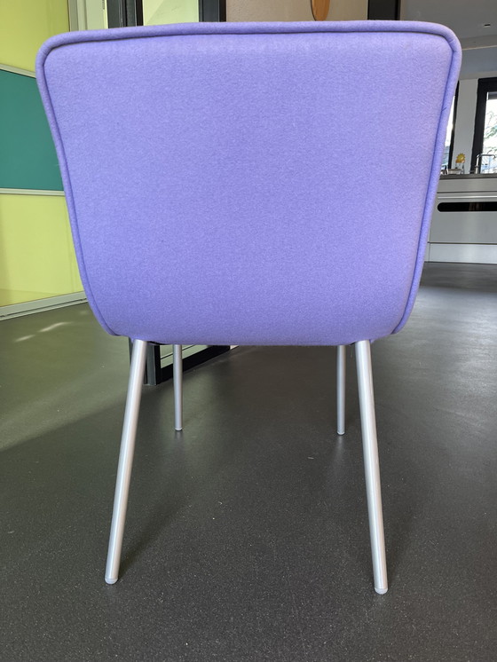 Image 1 of 2X Ligne Roset Eetkamerstoelen Door  Pascal Morgue