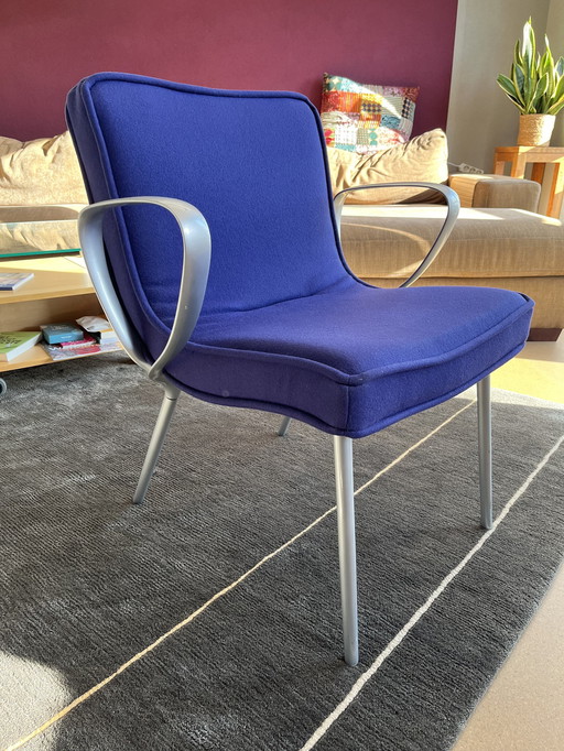 2X Ligne Roset Eetkamerstoelen Door  Pascal Morgue