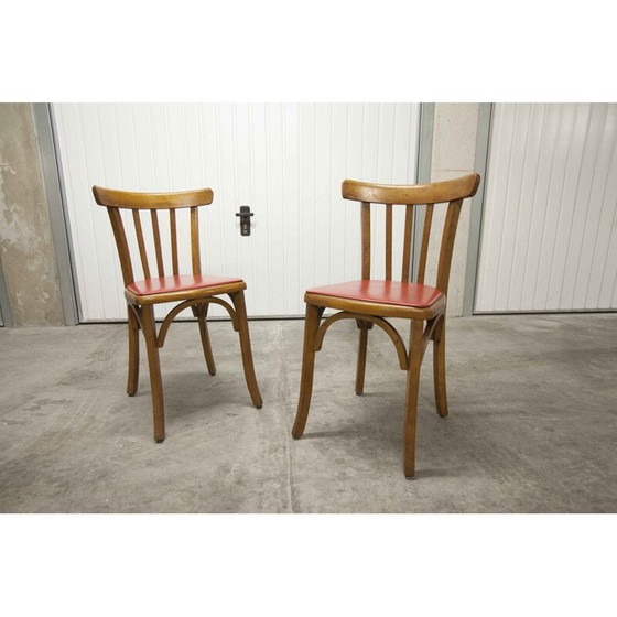 Image 1 of Paar Luterma bistrostoelen uit 1930