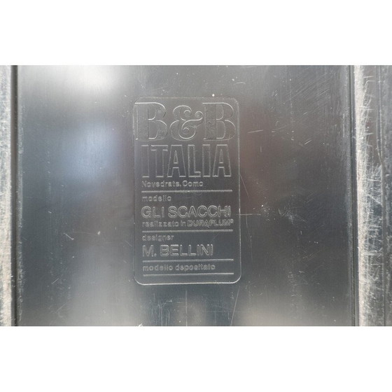 Image 1 of Set van 9 vintage "Gli scacchi" stukken door Mario Bellini voor B&B Italia, jaren 1970