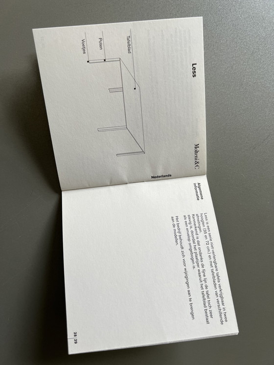 Image 1 of Molteni Tafel ‘Less’ Van Jean Nouvel