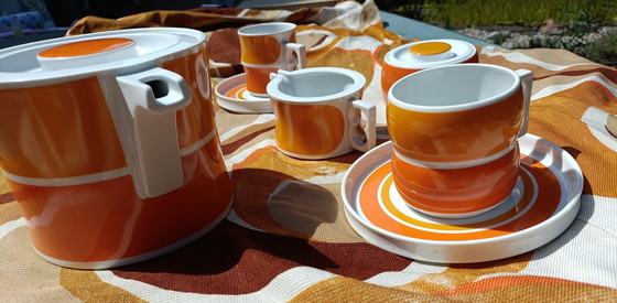 Image 1 of Arzberg Vintage Koffie Theeservies Gerald Gulotta Chromatics