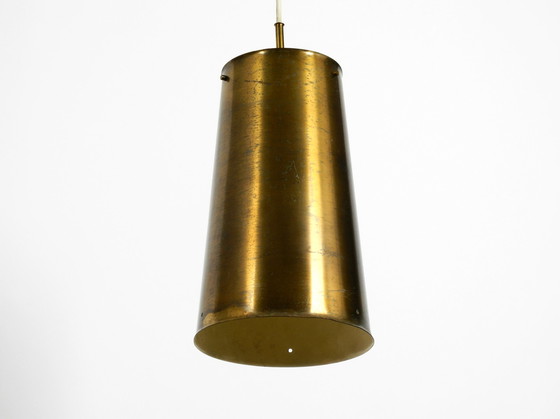 Image 1 of Grote Mid Century Modern koperen hanglamp met 4 fitting