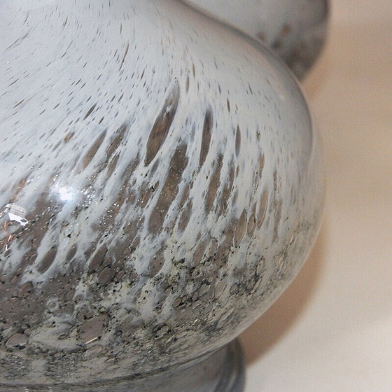 Image 1 of Paar vintage geblazen glazen tafellampen van Torbjørn Torgersen voor Randsfjord Glassverk, Noorwegen 1970