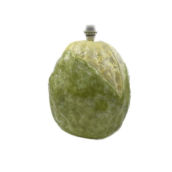 Image 1 of Vintage bloemkoollamp van keramiek, Italië 1970