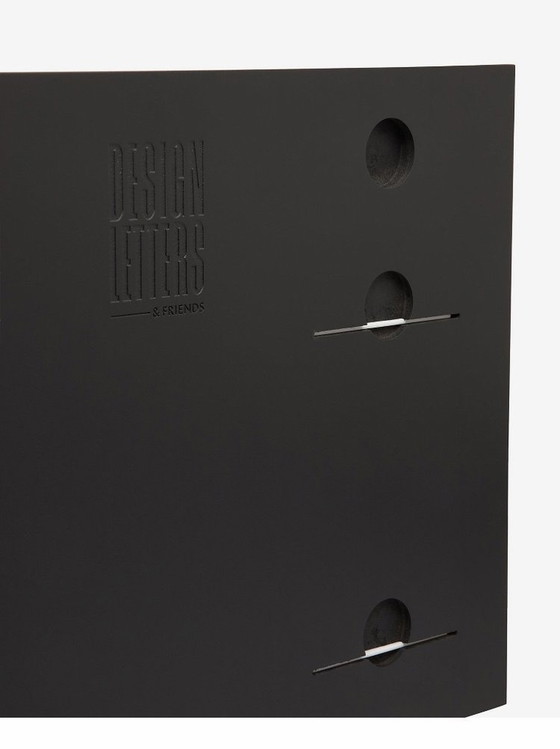 Image 1 of Designletters Wandplank - Black Paper Shelf A3