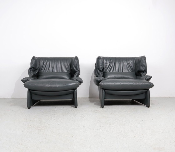 Image 1 of Cassina Portovenere Set Fauteuils Met Hocker