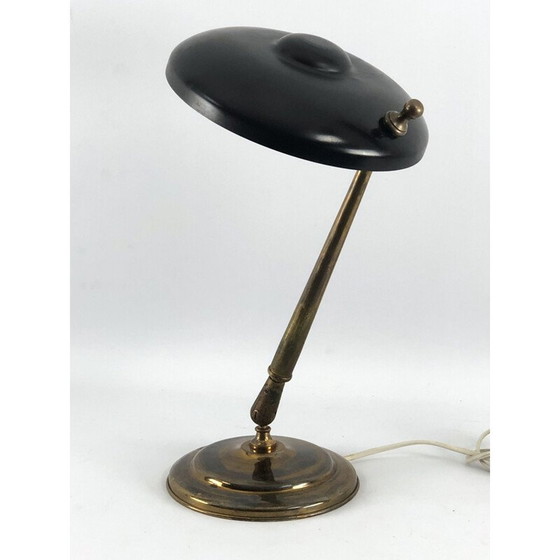 Image 1 of Vintage lamp met twee gewrichten in messing en lak van Lumi Milano, 1950