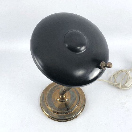 Image 1 of Vintage lamp met twee gewrichten in messing en lak van Lumi Milano, 1950