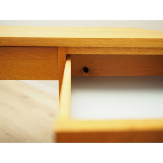 Image 1 of Essenhouten bureau, Deens ontwerp, jaren 1970, productie: Denemarken