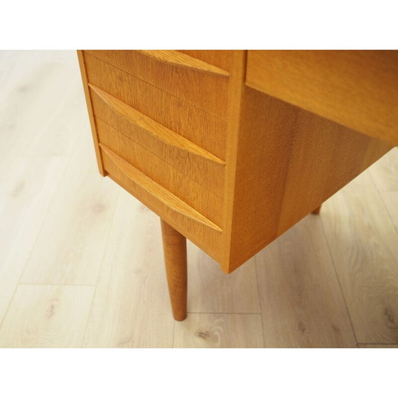 Image 1 of Essenhouten bureau, Deens ontwerp, jaren 1970, productie: Denemarken