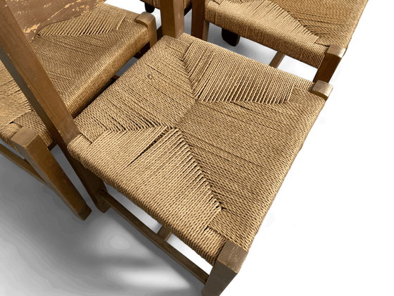 Image 1 of 6x Vintage eetkamerstoelen