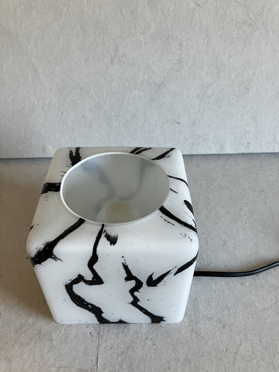 Image 1 of Peil Und Putzler Cube Glazen Tafellamp 13 X 13 Cm Designlamp