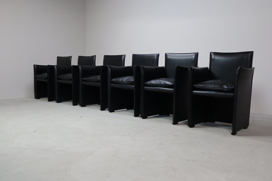 Image 1 of Set Of 6X Break 401 Armchairs By Mario Bellini For Cassina
