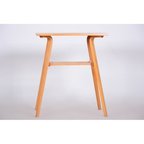Image 1 of Mid century eikenhouten bijzettafel van Ludvik Volák, 1960