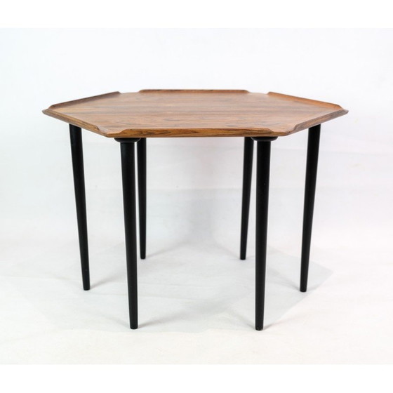 Image 1 of Vintage palissander bijzettafeltje van Poul Jensen voor Blessed, 1960