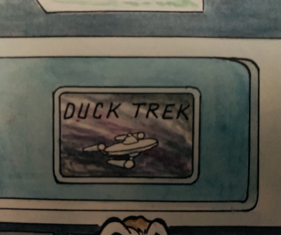 Image 1 of Patrick Block: “Duck Trek”. Gesigneerd En Genummerd.