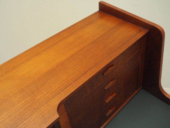 Image 1 of Teakhouten secretaire, Deens ontwerp, 1970S, Productie: Denemarken